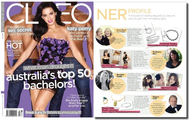 Robert Cliff Featured in Cleo Magazine